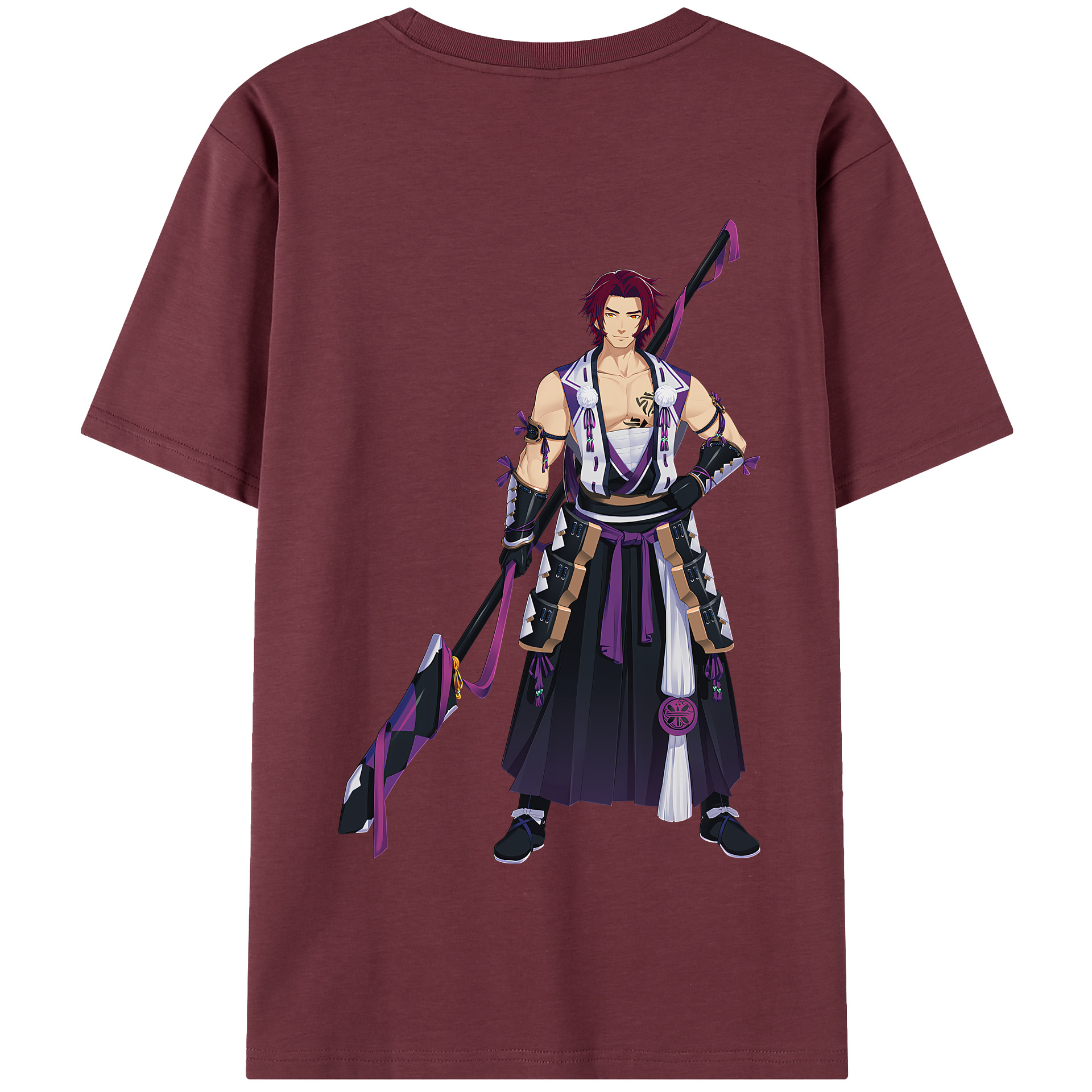 （画像用） 刀剣乱舞 Touken Ranbu 綿100％半袖Tシャツ（背面プリント）